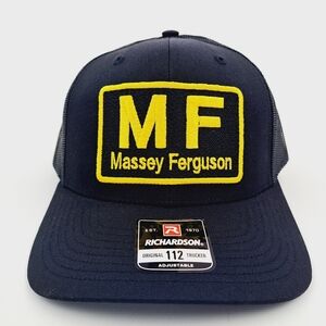 Massey Ferguson Richardson 112 Trucker Mesh Snapback Hat Cap Embroidered patch